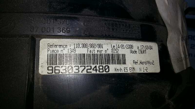 CUADRO INSTRUMENTOS PEUGEOT 406 BERLINA (S1/S2) - vista 3