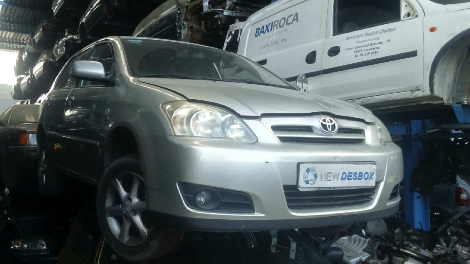CERRADURA PUERTA TRASERA DERECHA TOYOTA COROLLA (E12) - vista 6