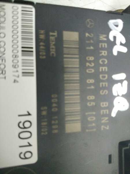 MODULO CONFORT MERCEDES-BENZ CLASE E (W211) BERLINA - vista 2