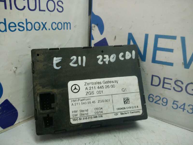 MODULO CONFORT MERCEDES-BENZ CLASE E (W211) BERLINA