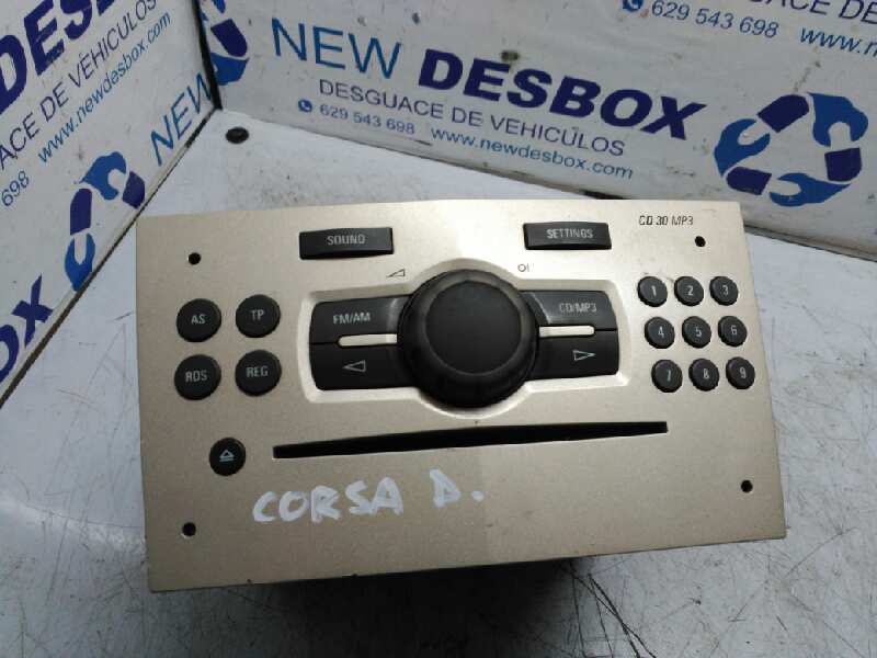 SISTEMA AUDIO / RADIO CD OPEL CORSA D 1.3 16V CDTI CAT (Z 13 DTH / L4I) - vista 3