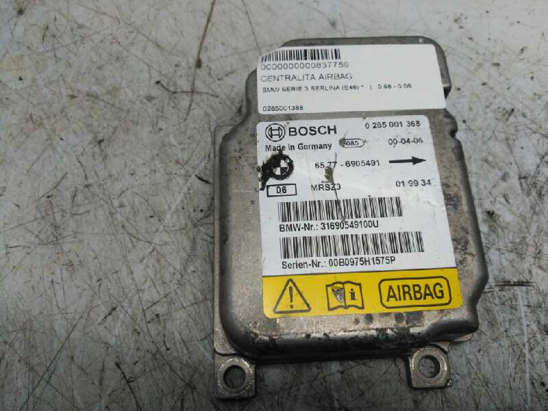 CENTRALITA AIRBAG BMW SERIE 3 BERLINA (E46)