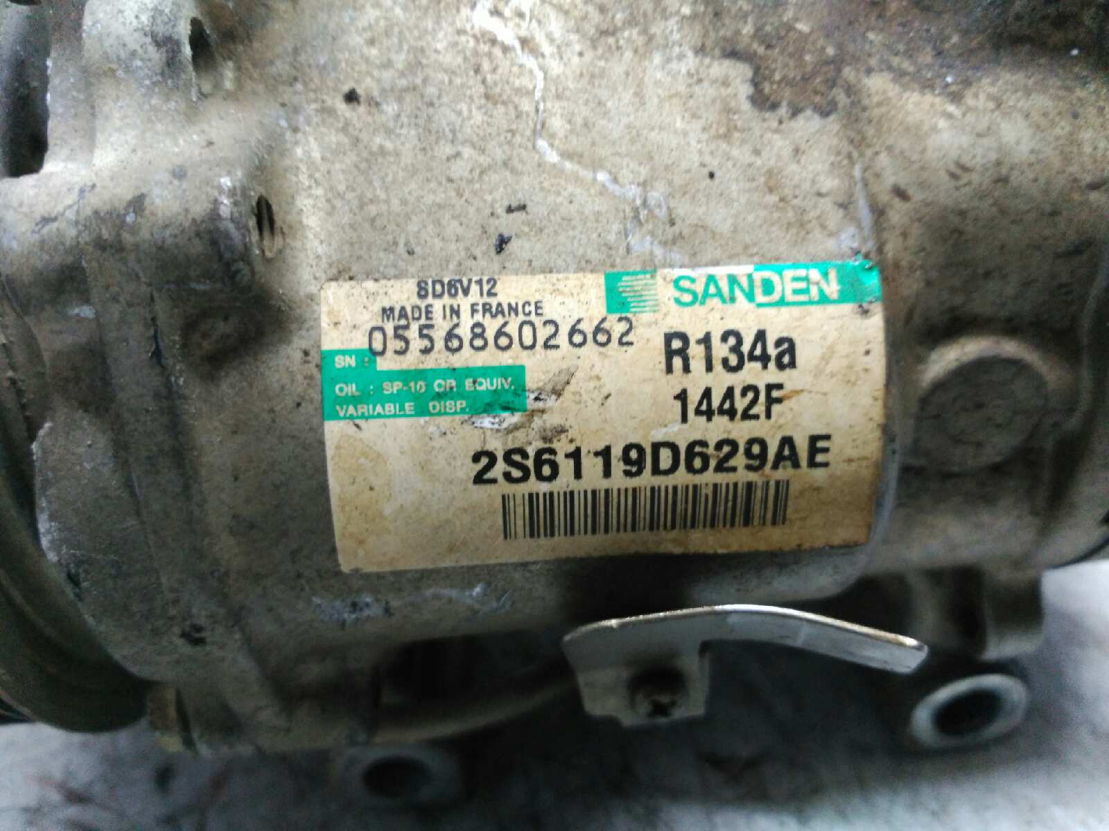 COMPRESOR AIRE ACONDICIONADO FORD FUSION (CBK) - vista 3