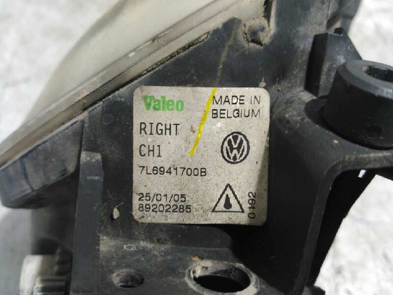 FARO ANTINIEBLA DERECHO VOLKSWAGEN TOUAREG (7LA) - vista 4