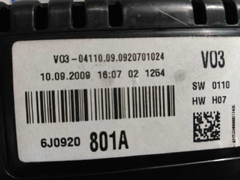 CUADRO INSTRUMENTOS SEAT IBIZA SC (6J1) - vista 2