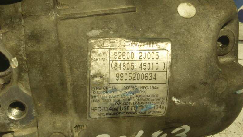 COMPRESOR AIRE ACONDICIONADO NISSAN PRIMERA BERLINA (P11) - vista 2