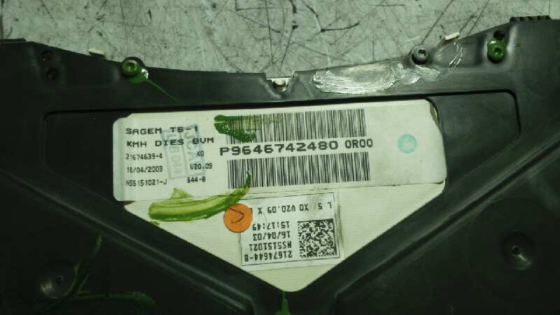 CUADRO INSTRUMENTOS PEUGEOT 307 (S1) - vista 4