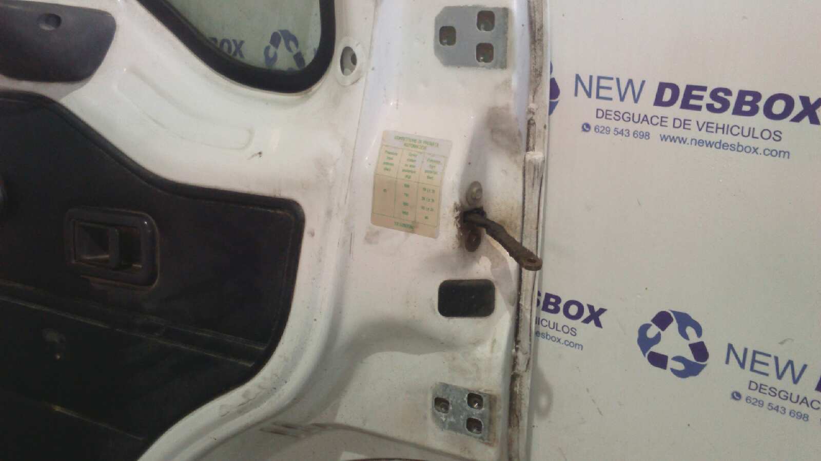 PUERTA DELANTERA IZQUIERDA FIAT DUCATO CAJA ABIERTA 2,8 (DESDE 03.94) - vista 2