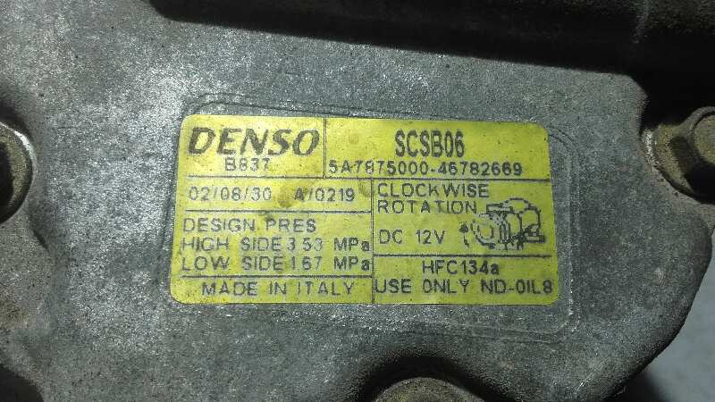 COMPRESOR AIRE ACONDICIONADO FIAT PUNTO BERLINA (188) - vista 4