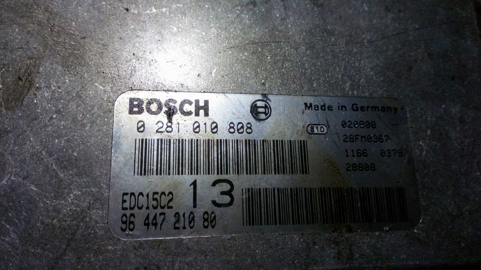 CENTRALITA MOTOR UCE CITROEN C5 BERLINA - vista 4