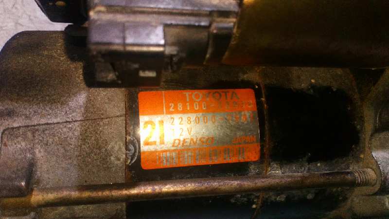 MOTOR ARRANQUE TOYOTA RAV 4 (A2) - vista 3