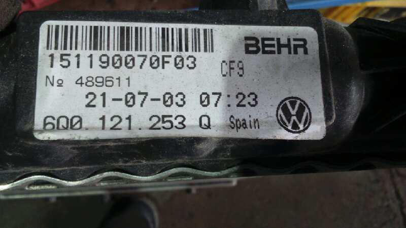 RADIADOR AGUA VOLKSWAGEN POLO (9N1) - vista 3