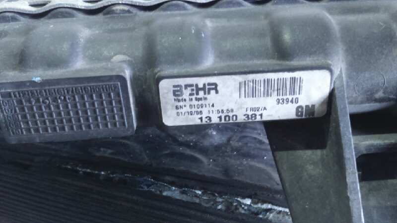 RADIADOR AGUA OPEL CORSA C - vista 2