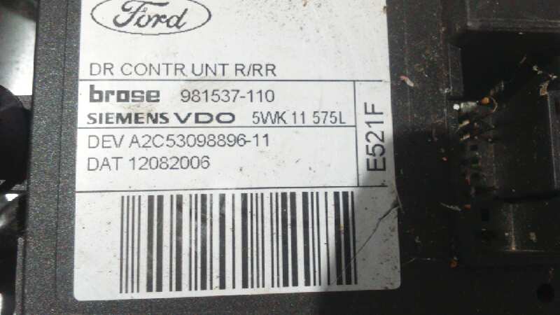 MOTOR ELEVALUNAS TRASERO DERECHO FORD FOCUS C-MAX (CAP) - vista 2