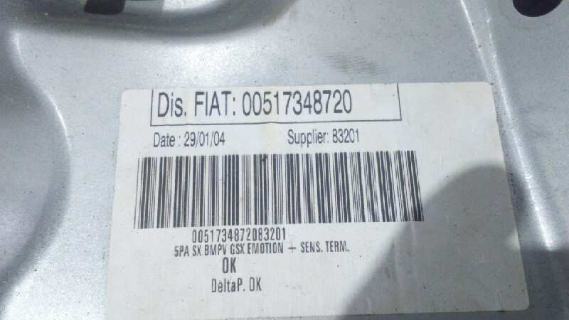 ELEVALUNAS DELANTERO IZQUIERDO FIAT IDEA (135) - vista 2