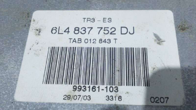 ELEVALUNAS DELANTERO DERECHO SEAT IBIZA (6L1) - vista 2