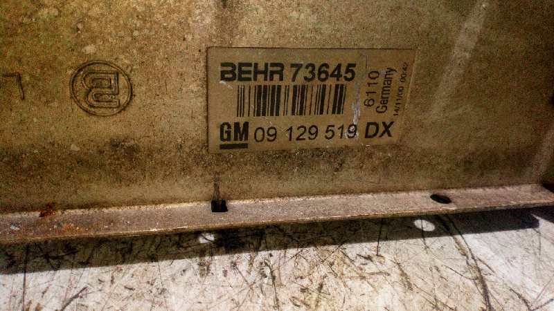 INTERCOOLER OPEL ZAFIRA A - vista 3