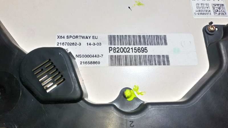 CUADRO INSTRUMENTOS RENAULT SCENIC RX4 (JA0) - vista 3