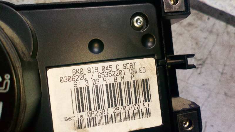 MANDO CALEFACCION / AIRE ACONDICIONADO SEAT CORDOBA BERLINA (6K2) - vista 2