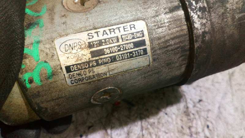 MOTOR ARRANQUE KIA CARENS - vista 4