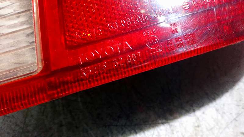 PILOTO TRASERO DERECHO TOYOTA YARIS (NCP1/NLP1/SCP1) - vista 3