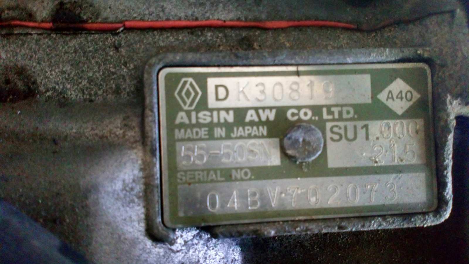 CAJA CAMBIOS RENAULT LAGUNA II (BG0) - vista 3