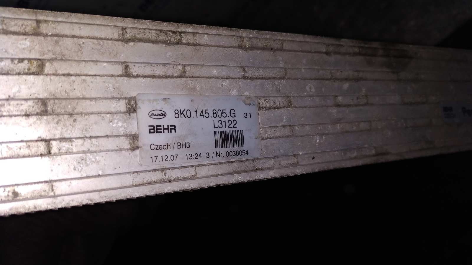 INTERCOOLER AUDI A4 BER. (B8) - vista 4