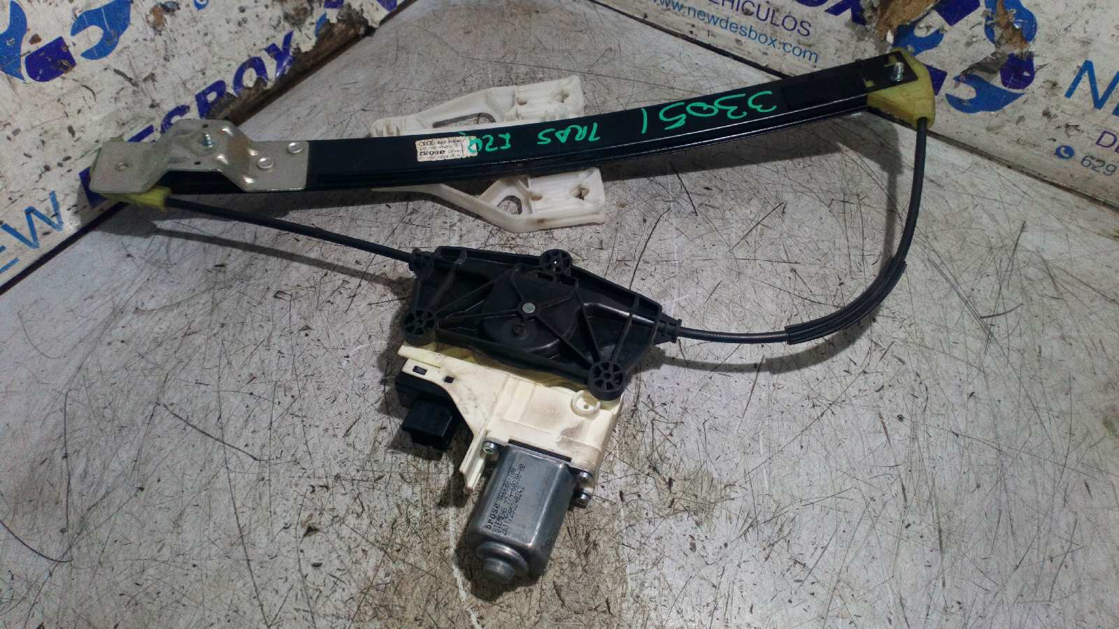 ELEVALUNAS TRASERO IZQUIERDO AUDI A4 BER. (B8) - vista 2