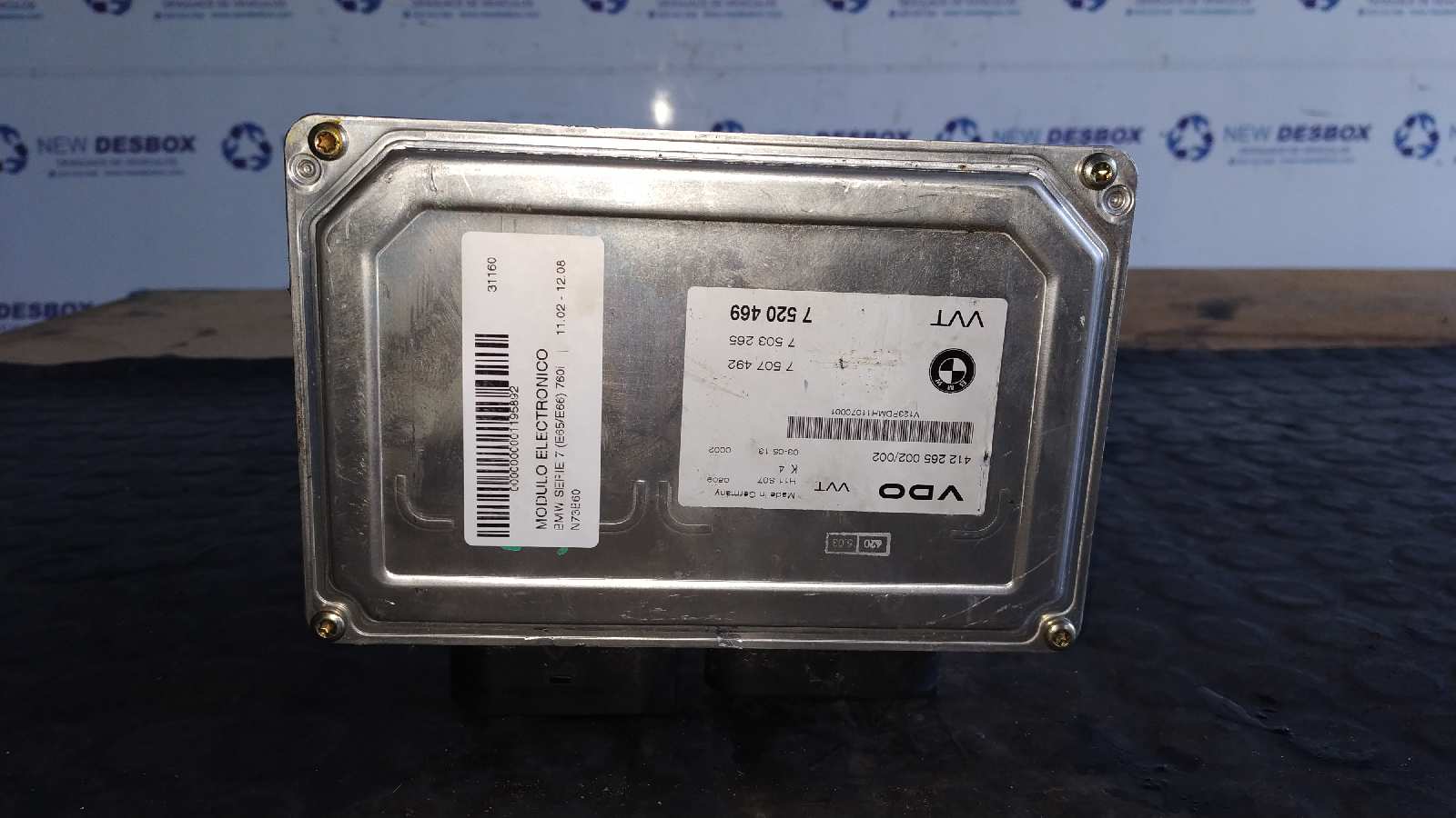 MODULO ELECTRONICO BMW SERIE 7 (E65/E66) - vista 3