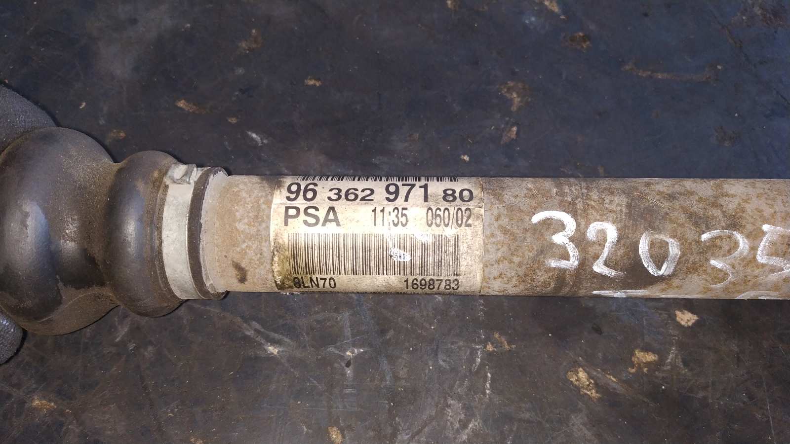 TRANSMISION DELANTERA IZQUIERDA PEUGEOT 406 BERLINA (S1/S2) - vista 4