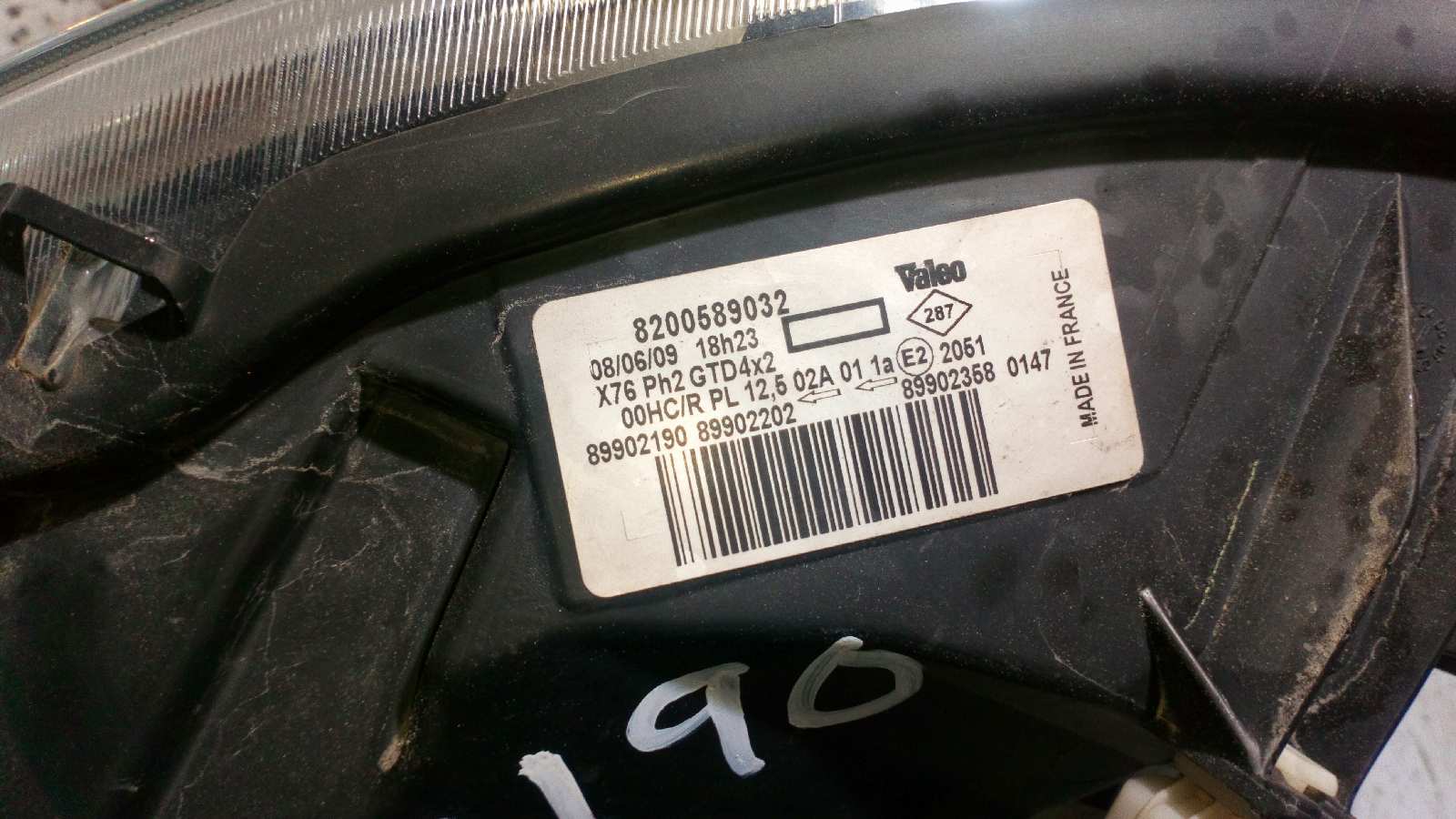 FARO IZQUIERDO RENAULT KANGOO (F/KC0) - vista 3