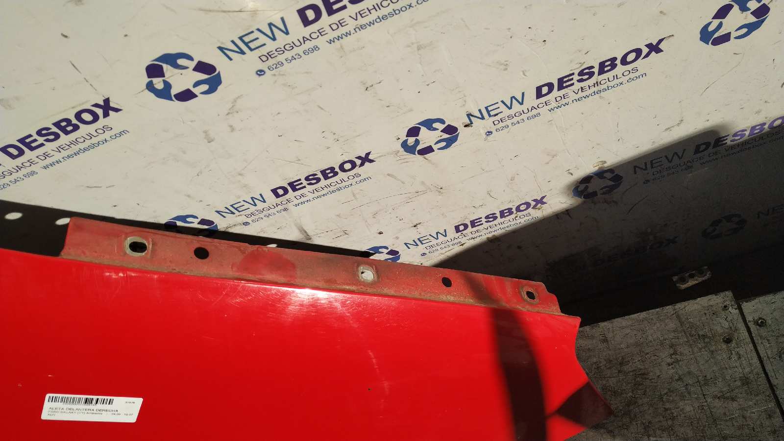 ALETA DELANTERA DERECHA FORD GALAXY (VY) - vista 3