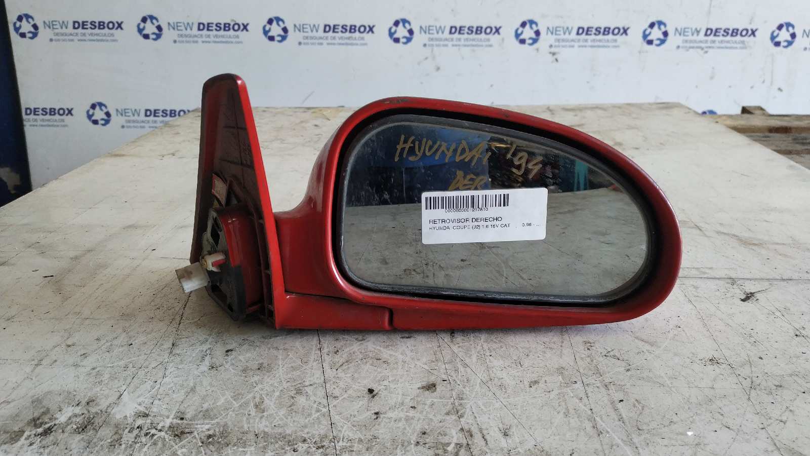 RETROVISOR DERECHO HYUNDAI COUPE (J2)