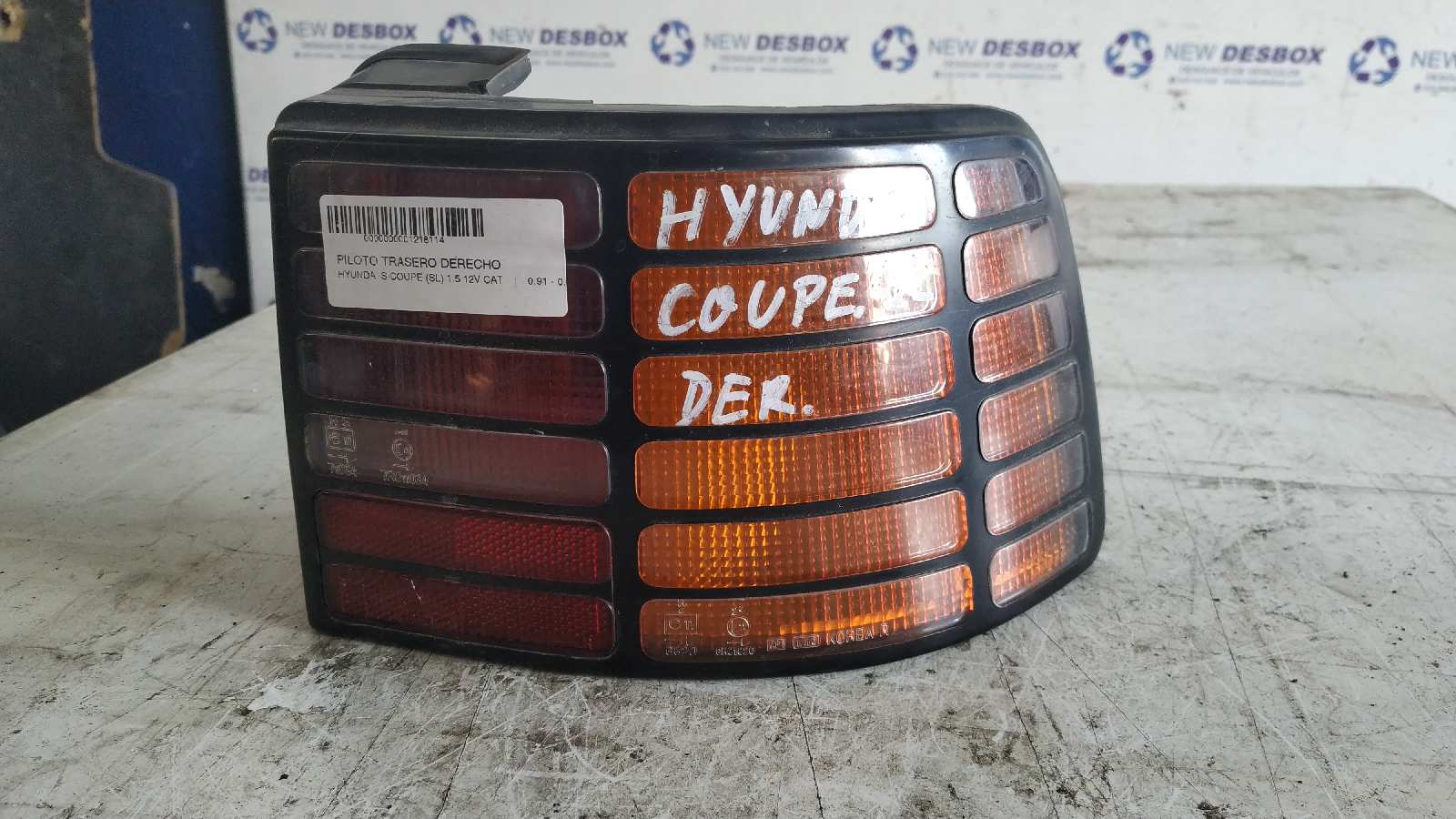 PILOTO TRASERO DERECHO HYUNDAI S-COUPE (SL)
