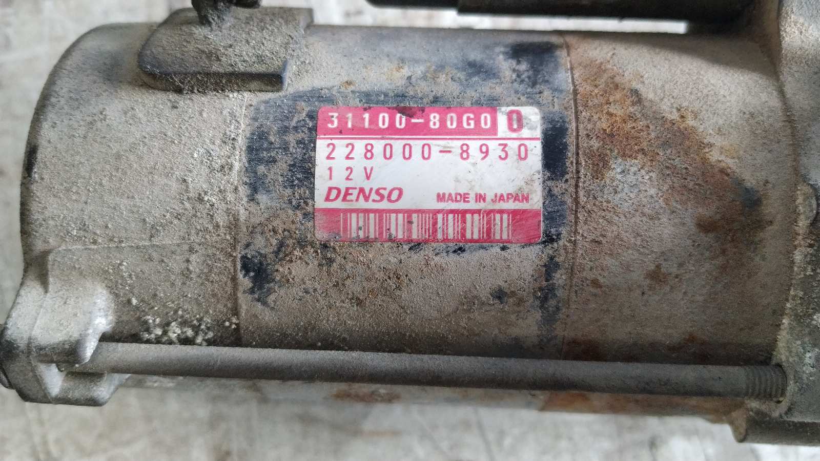 MOTOR ARRANQUE SUZUKI IGNIS RG (FH) - vista 2