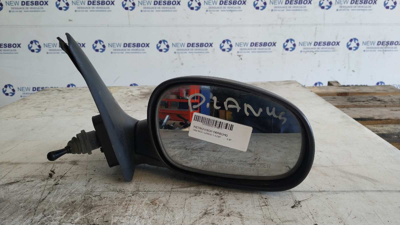 RETROVISOR DERECHO DAEWOO LANOS 1.4