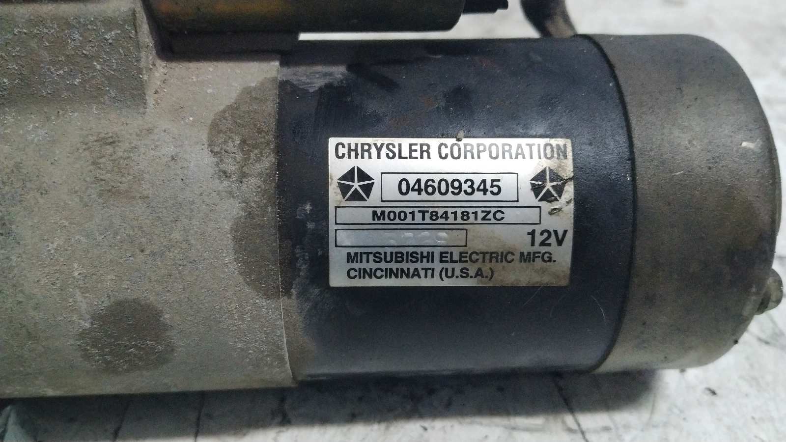 MOTOR ARRANQUE CHRYSLER 300 M (LR) - vista 2