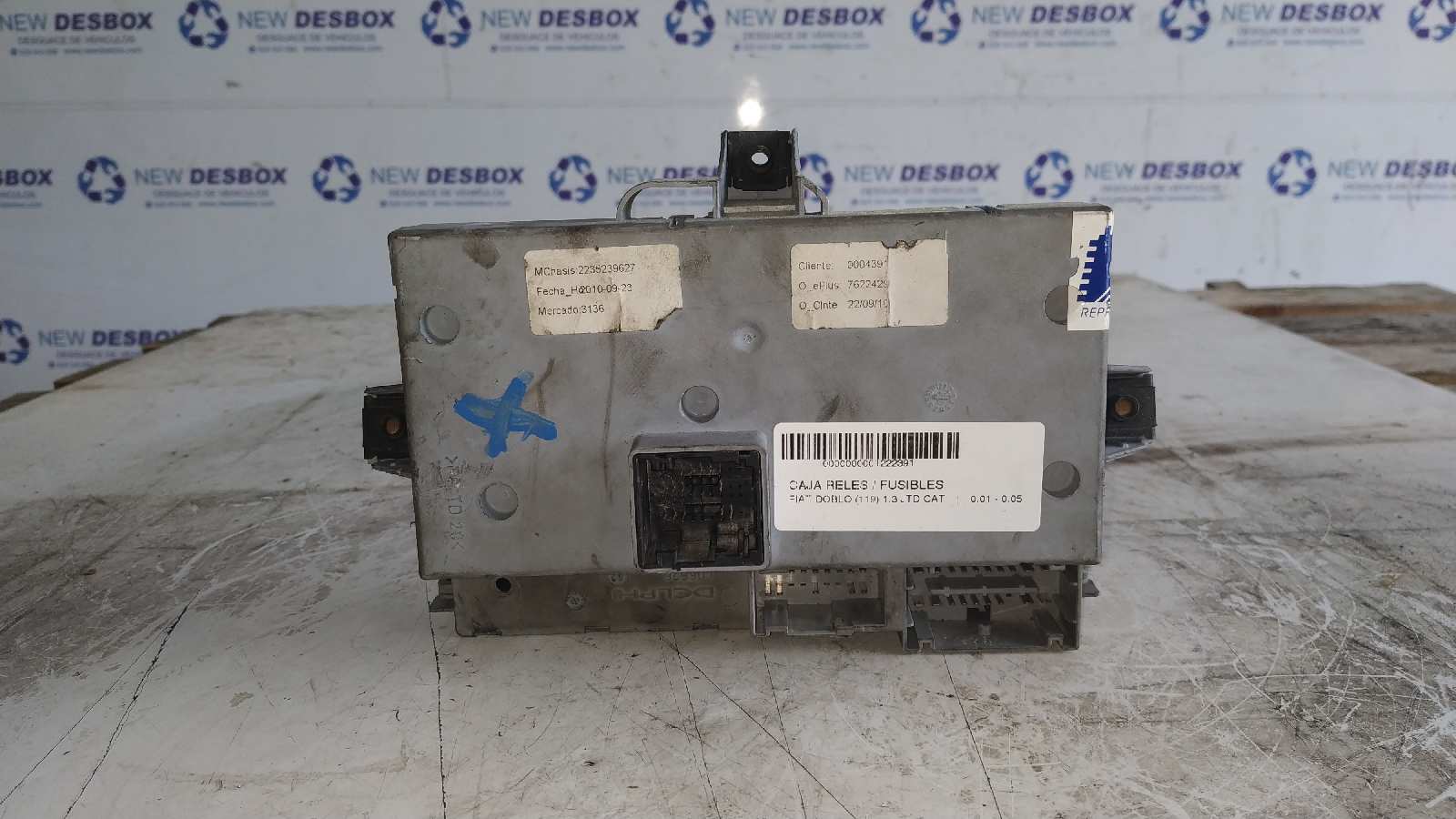 CAJA RELES / FUSIBLES FIAT DOBLO (119) - vista 7