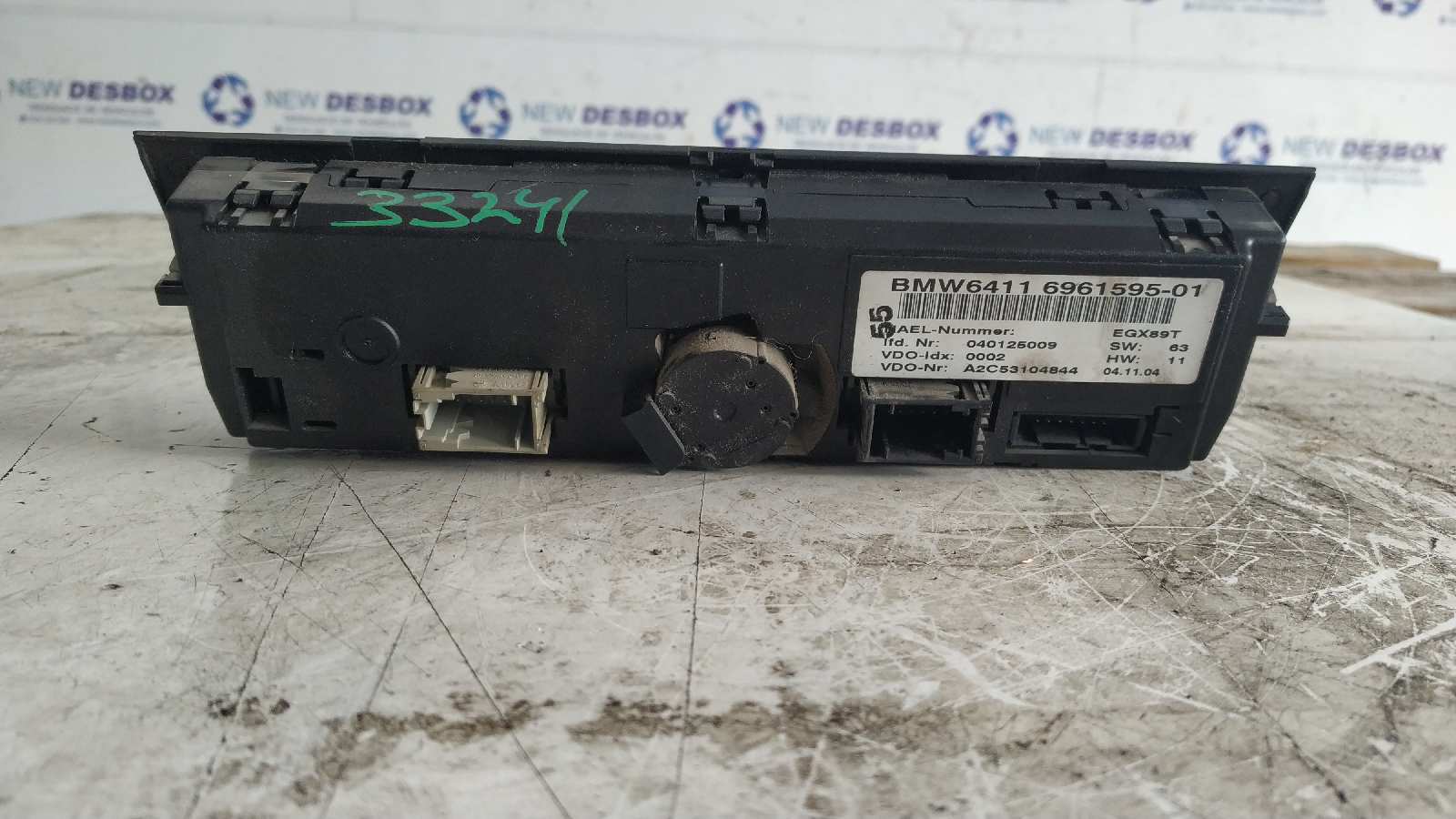 MANDO CLIMATIZADOR BMW SERIE 1 BERLINA (E81/E87) - vista 6