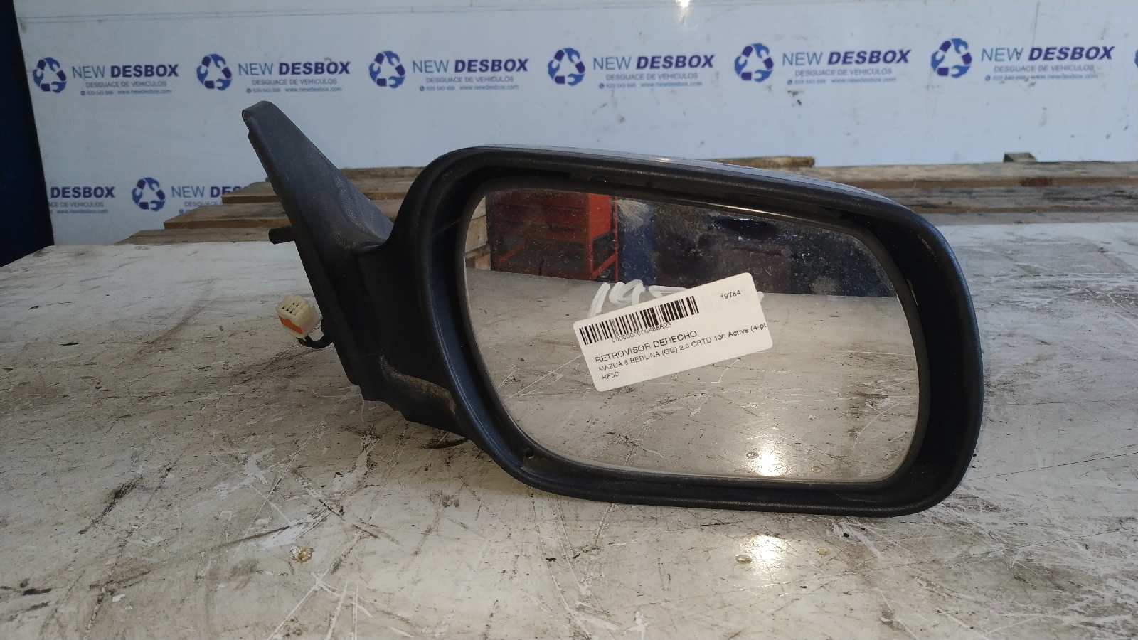 RETROVISOR DERECHO MAZDA 6 BERLINA (GG)
