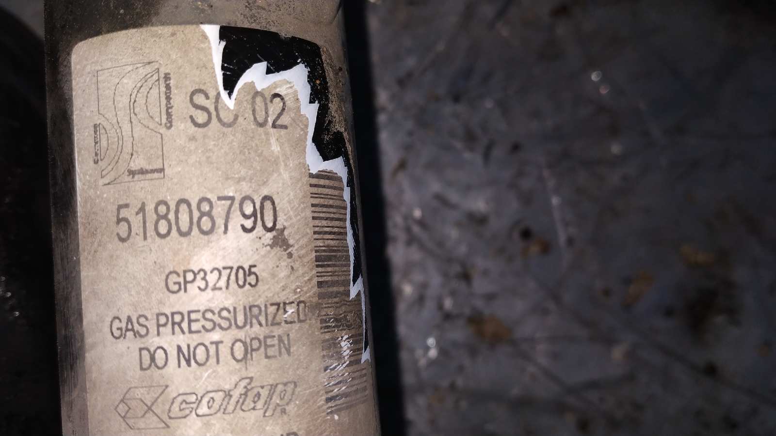 AMORTIGUADOR DELANTERO DERECHO FIAT FIORINO - vista 2