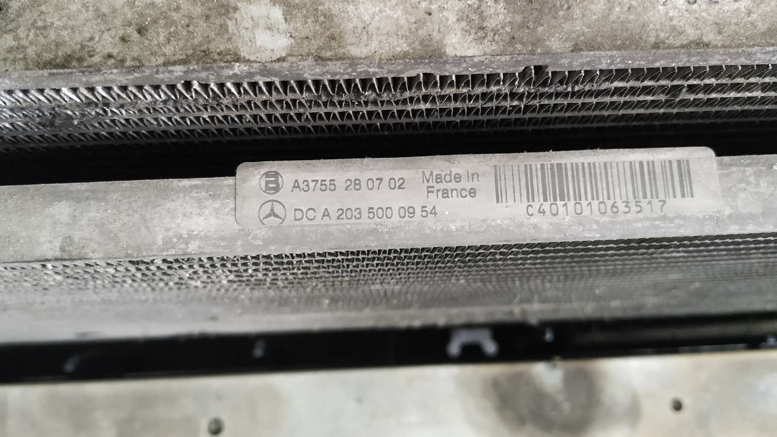 CONDENSADOR / RADIADOR  AIRE ACONDICIONADO MERCEDES-BENZ CLASE C (W203) BERLINA - vista 2