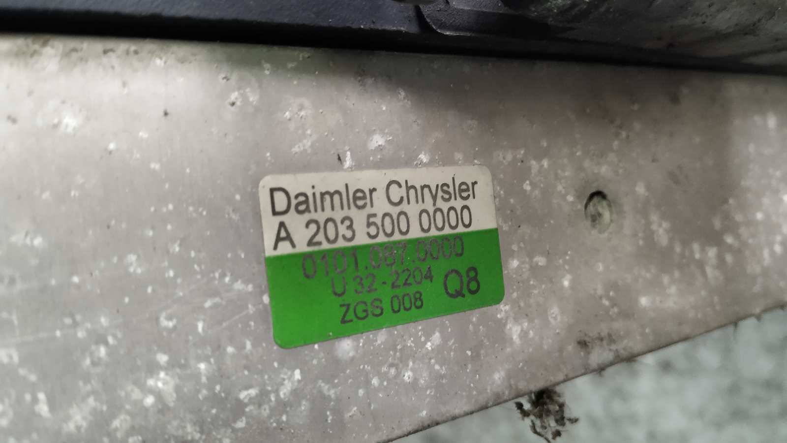 INTERCOOLER MERCEDES-BENZ CLASE C (W203) BERLINA - vista 2