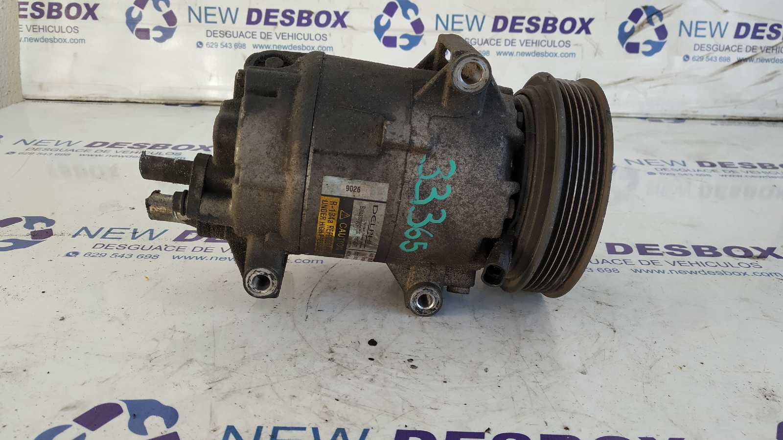 COMPRESOR AIRE ACONDICIONADO RENAULT SCENIC II - vista 6