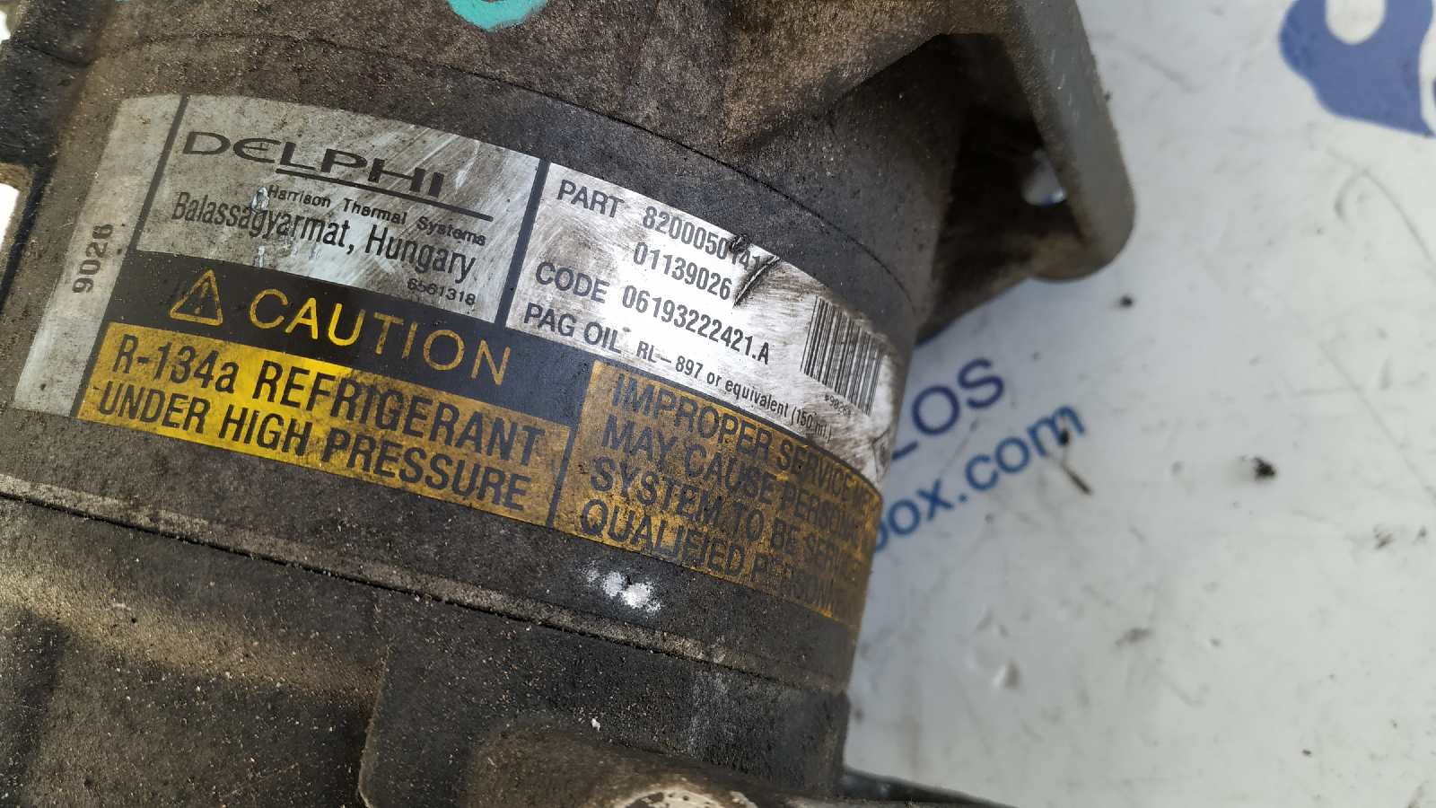 COMPRESOR AIRE ACONDICIONADO RENAULT SCENIC II - vista 2