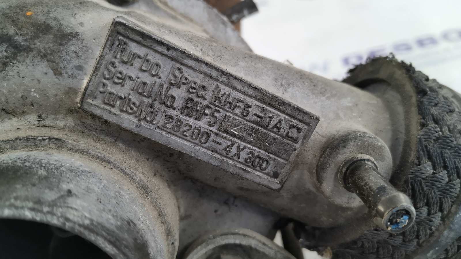 TURBOCOMPRESOR KIA CARNIVAL II - vista 3