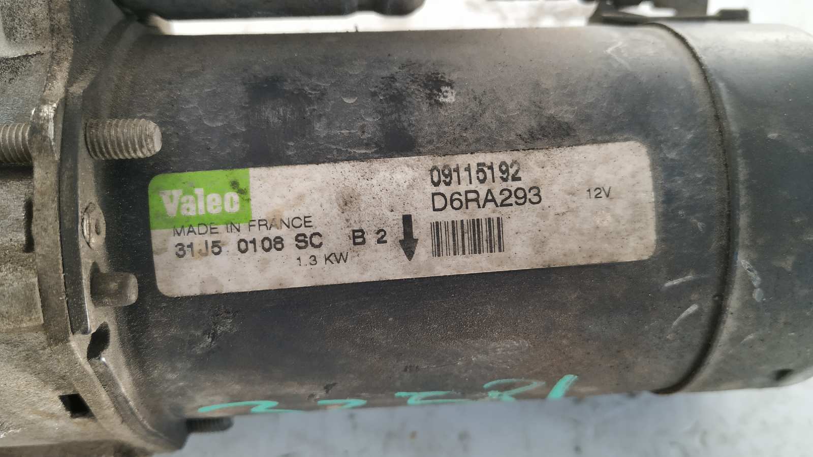 MOTOR ARRANQUE OPEL ZAFIRA B - vista 6