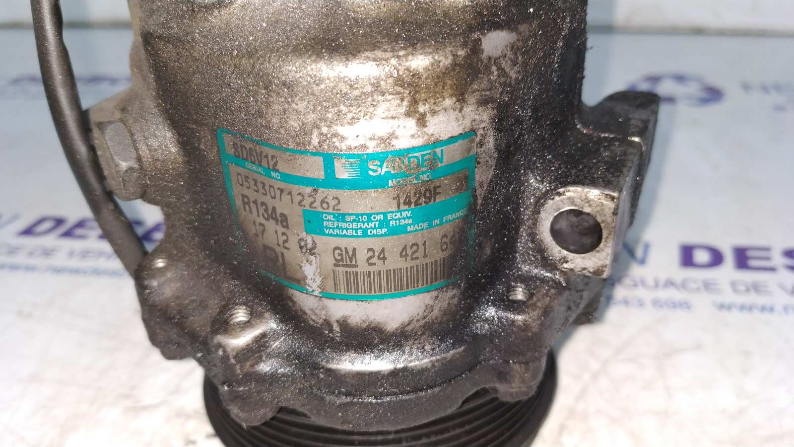 COMPRESOR AIRE ACONDICIONADO OPEL COMBO (CORSA C) - vista 2