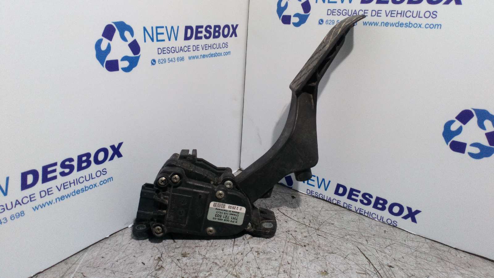 POTENCIOMETRO PEDAL VOLKSWAGEN T5 TRANSPORTER/FURGONETA 1.9 TDI CAT (AXC) - vista 3