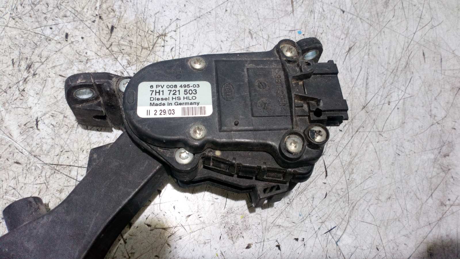 POTENCIOMETRO PEDAL VOLKSWAGEN T5 TRANSPORTER/FURGONETA 1.9 TDI CAT (AXC) - vista 2